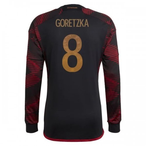 Tyskland Leon Goretzka 8 VM 2022 Udebanetrøje Langærmet